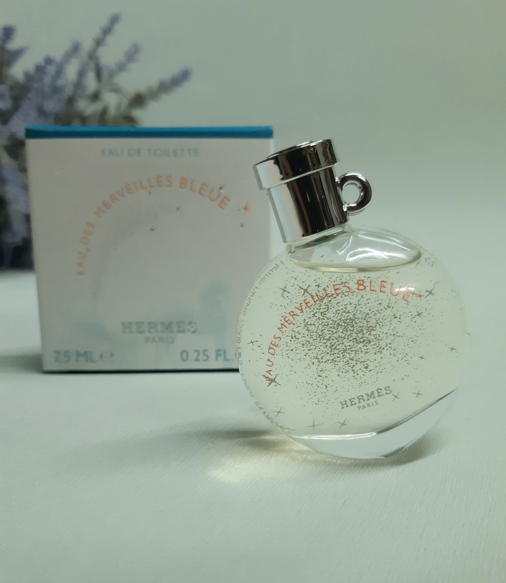 عطر جیبی زنانه هرمس مدل Merveilles Bleue